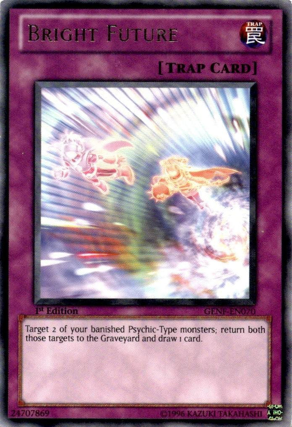 Yugioh Bright Future GENF-EN070 Rare 1st Edition MP/LP