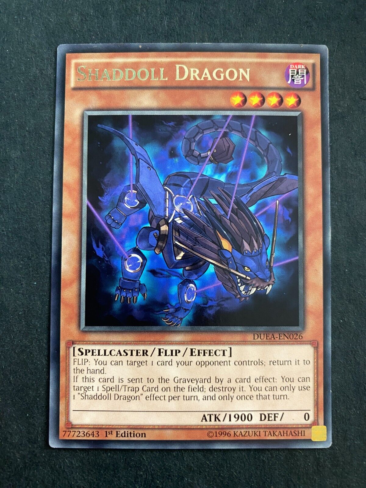 Yugioh Shaddoll Dragon DUEA-EN026 Rare 1st Edition MP