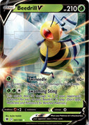 Pokemon Beedrill V 001/189 Astral Radiance Full Art Holo NM