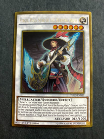 Yugioh Virgil, Rock Star of the Burning Abyss PGL3-EN061 Gold Rare 1st Ed NM