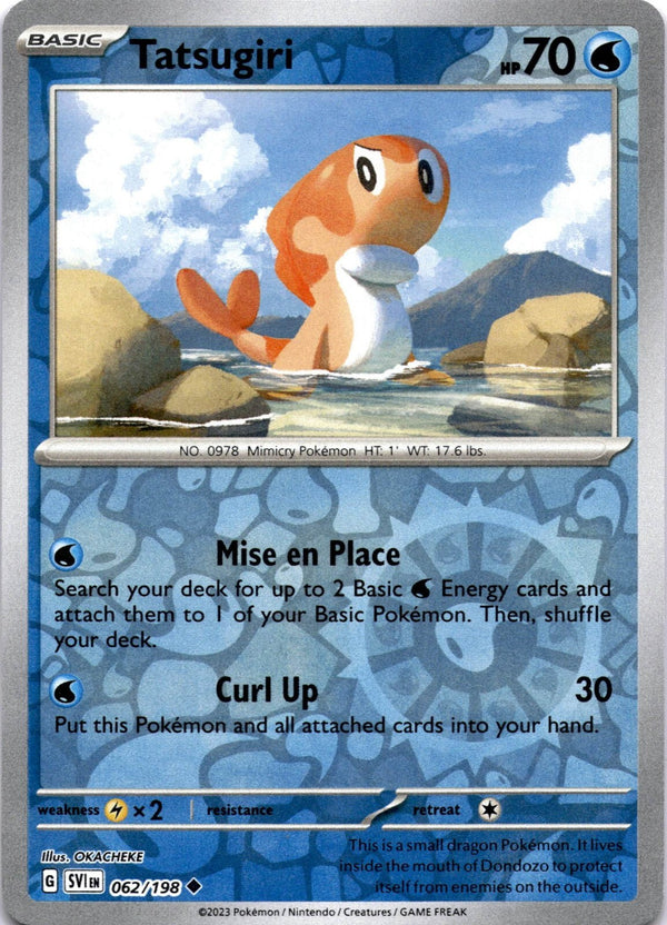 Pokemon Tatsugiri 062/198 Scarlet Violet Base Reverse Holo VLP/NM