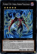 Yugioh Number C104:Umbral Horror Masquerade JOTL-EN056 Super Rare 1st Ed DAMAGED