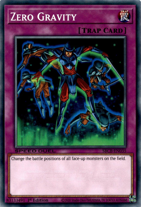 Yugioh Zero Gravity SBCB-EN035 Speed Duel Common 1st Edition NM
