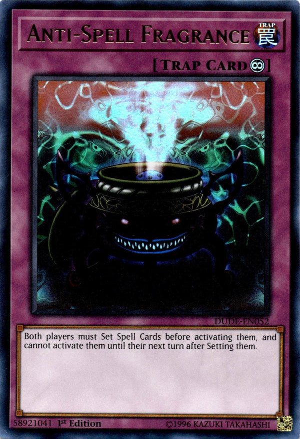 Yugioh Anti-Spell Fragrance DUDE-EN052 Ultra Rare 1st Edition NM