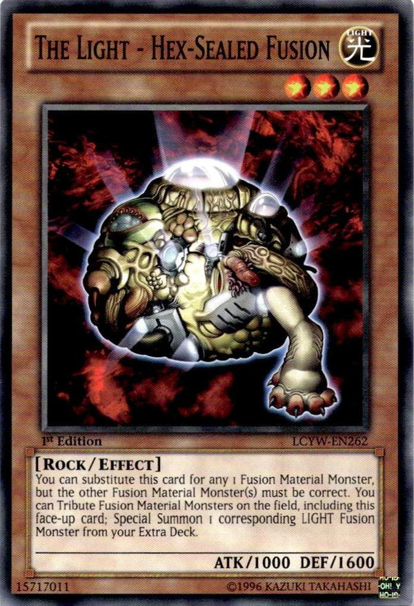 Yugioh The Light - Hex-Sealed Fusion LCYW-EN262 Common 1st Edition NM