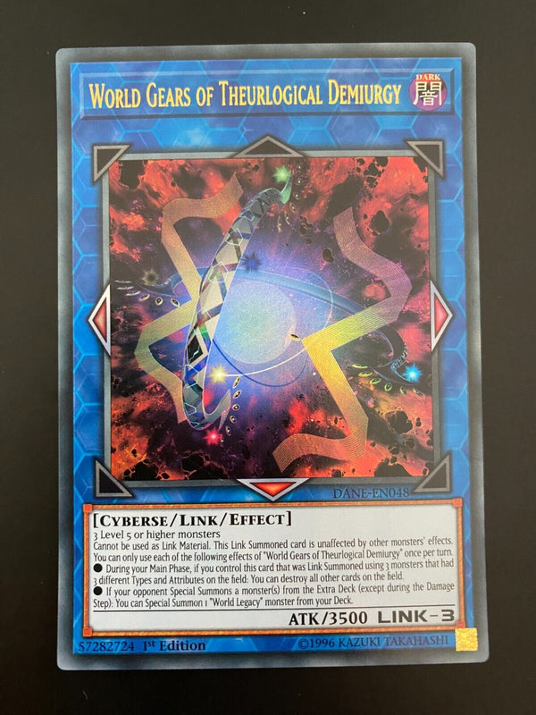 Yugioh World Gears of Theurlogical Demiurgy DANE-EN048 Ultra Rare 1st Ed NM/MINT