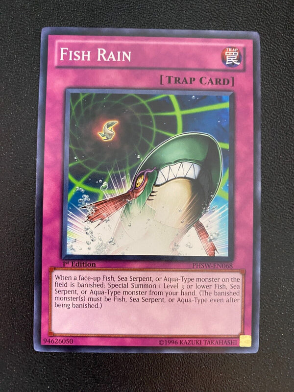 Yugioh Fish Rain PHSW-EN068 Common 1st Edition NM