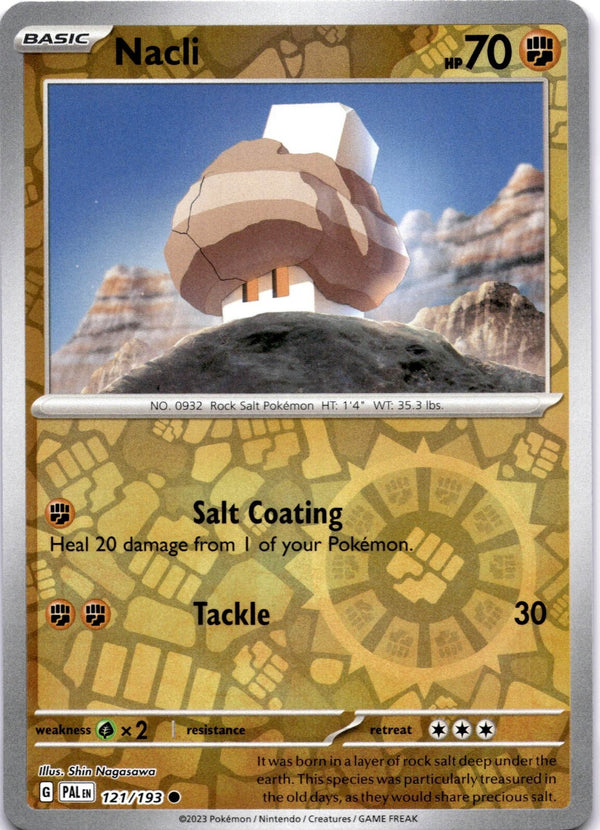 Pokemon Nacli 121/193 Paldea Evolved Reverse Holo NM