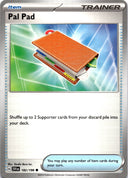 Pokemon Pal Pad 182/198 Scarlet Violet Base Non Holo VLP/NM