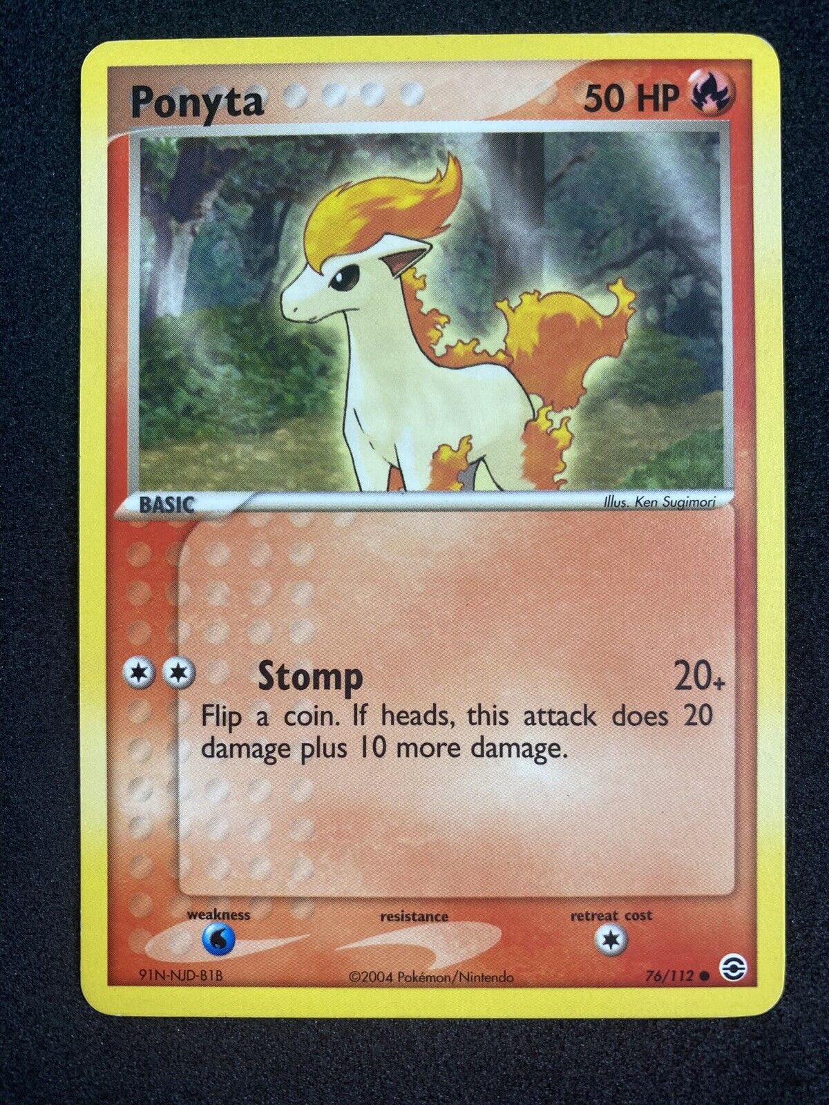 Pokemon Ponyta 76/112 Ex FireRed & LeafGreen LP