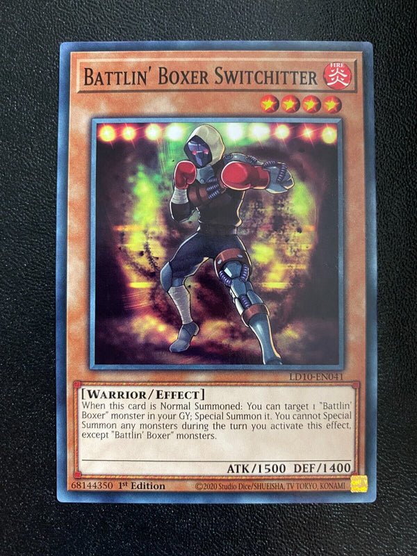 Yugioh Battlin' Boxer Switchitter LD10-EN041 Common 1st Edition NM