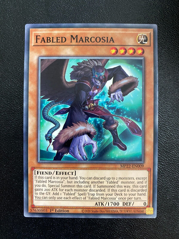 Yugioh Fabled Marcosia MP22-EN009 Common 1st Edition NM