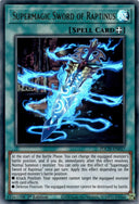 Yugioh Supermagic Sword of Raptinus TOCH-EN017 Ultra Rare 1st Edition LP