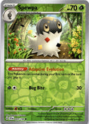 Pokemon Spewpa 009/198 Scarlet Violet Base Reverse Holo LP/NM