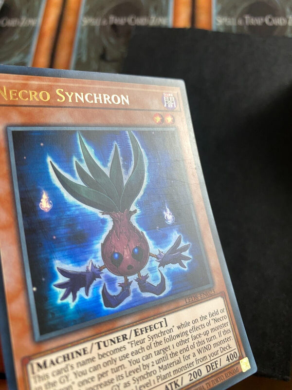 Yugioh Necro Synchron LED8-EN023 Ultra Rare 1st Edition VLP/NM