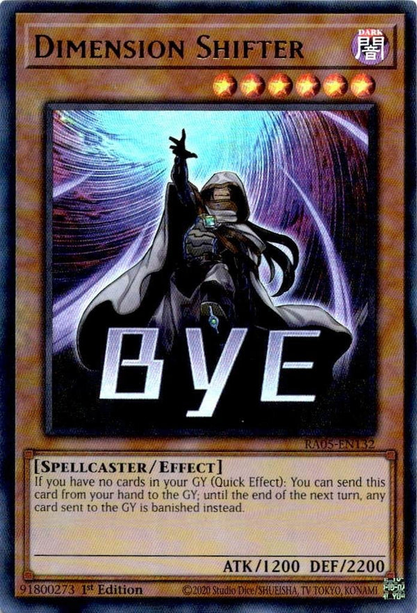 Yugioh Dimension Shifter RA05-EN132 NA Print Ultra Rare 1st Edition NM