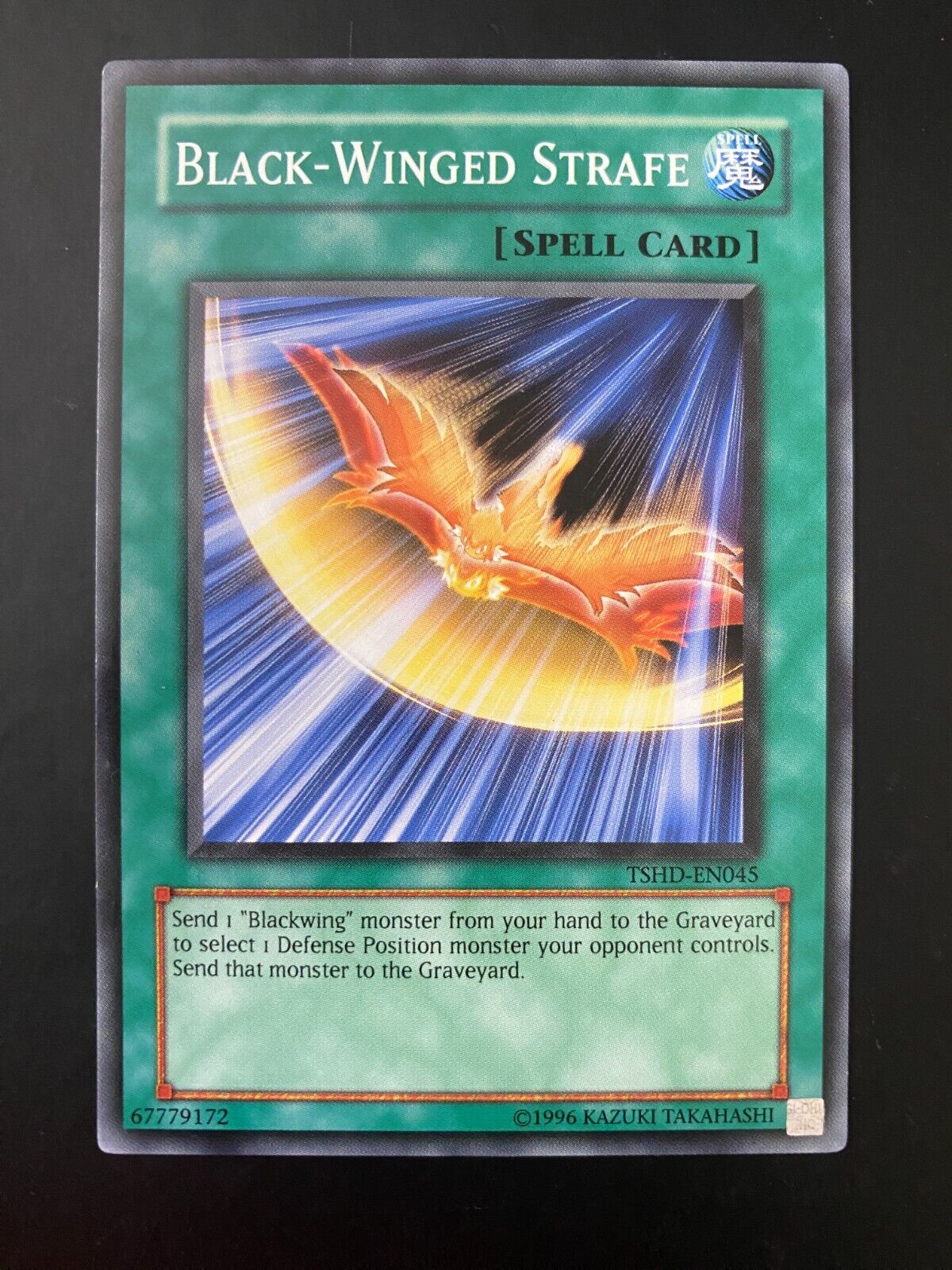 Yugioh Black-Winged Strafe TSHD-EN045 Common Unlimited Edition VLP/NM