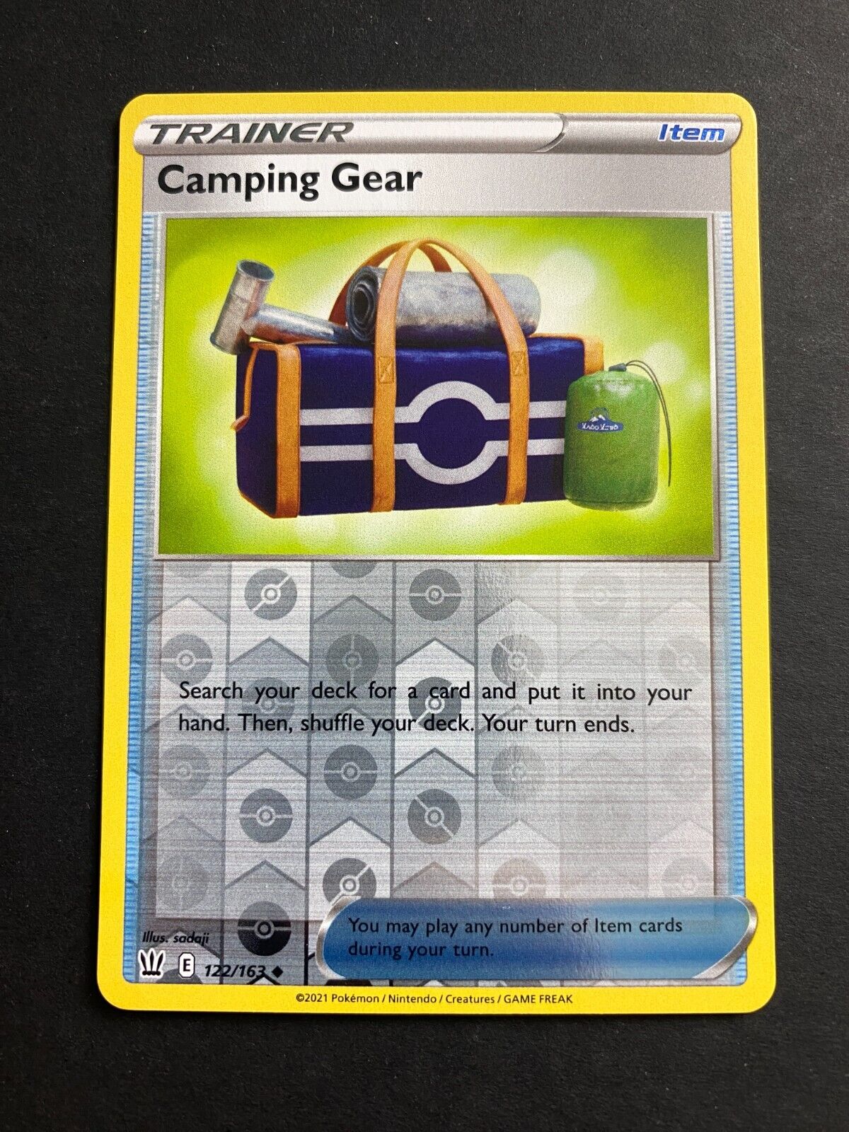 Pokemon Camping Gear 122/163 Battle Styles Reverse Holo NM