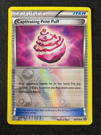 Pokemon Captivating Poke Puff 99/114 Steam Siege Reverse Holo NM