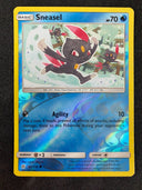 Pokemon Sneasel 43/236 Cosmic Eclipse Reverse Holo NM