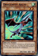 Yugioh Dragunity Aklys SDDL-EN003 Super Rare 1st Edition MP/LP