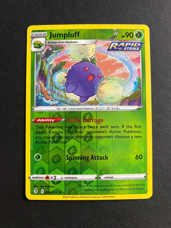 Pokemon Jumpluff 004/203 Evolving Skies Reverse Holo LP/NM