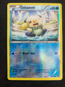 Pokemon Oshawott 30/114 Steam Siege Reverse Holo HP