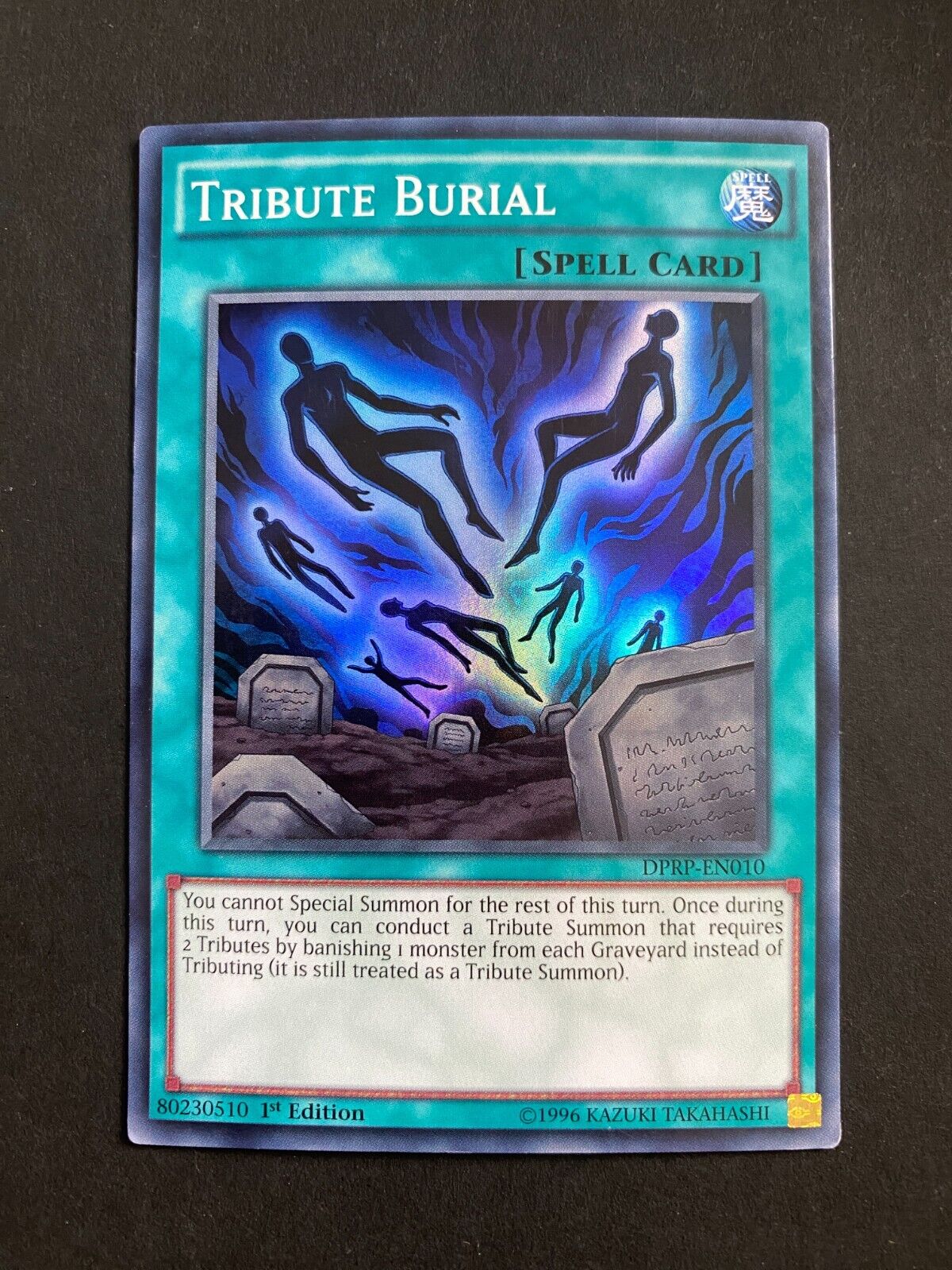 Yugioh Tribute Burial DPRP-EN010 Super Rare 1st Edition MP