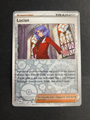 Pokemon Lucian 157/167 Twilight Masquerade Reverse Holo NM