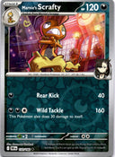 Pokemon Marnie's Scrafty 133/182 Destined Rivals Reverse Holo NM