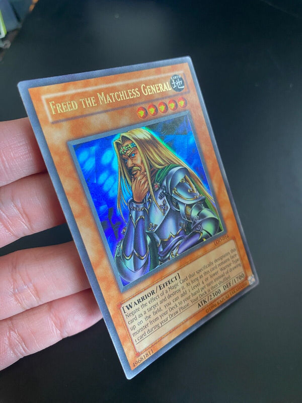 Yugioh Freed the Matchless General LOD-016 Ultra Rare Unlimited Edition VLP
