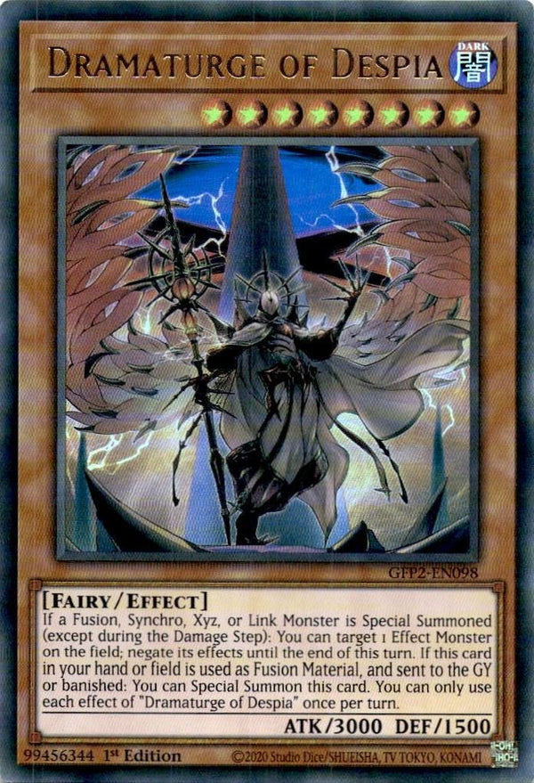 Yugioh Dramaturge of Despia GFP2-EN098 Ultra Rare 1st Edition NM