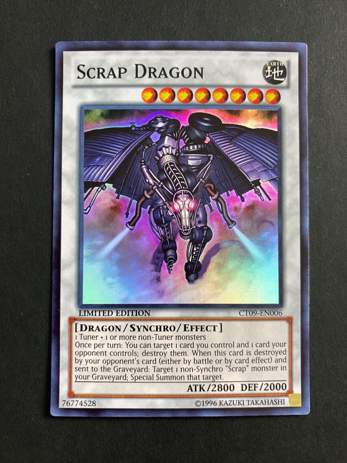 Yugioh Scrap Dragon CT09-EN006 Super Rare Limited Edition LP