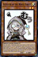 Yugioh Astellar of the White Forest RA05-EN100 NA Print Ultra Rare 1st Ed NM