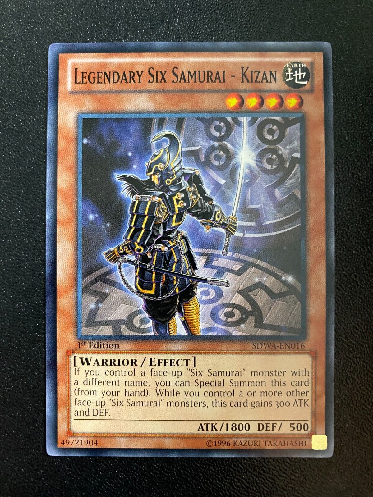 Yugioh Legendary Six Samurai - Kizan SDWA-EN016 Common 1st Edition NM