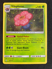 Pokemon Vileplume 8/214 Unbroken Bonds Holo NM