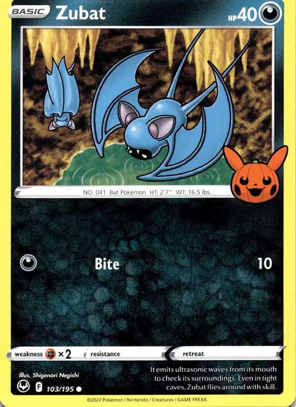 Pokemon Zubat 103/195 Trick or Trade 2023 Non Holo NM