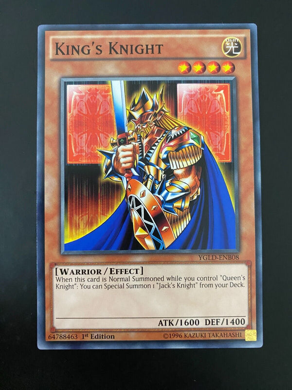 Yugioh King's Knight YGLD-ENB08 Common 1st Edition NM/MINT