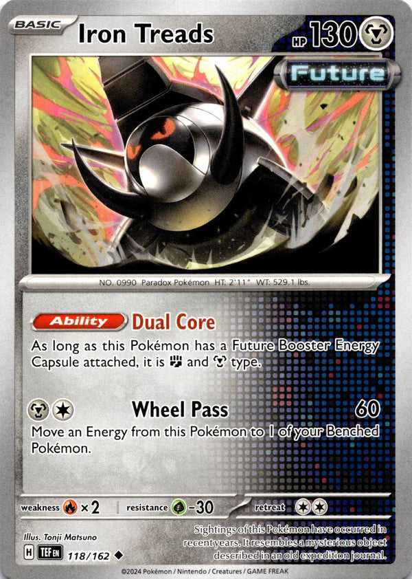 Pokemon Iron Treads 118/162 Temporal Forces Non Holo NM