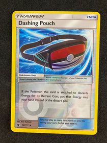 Pokemon Dashing Pouch 92/111 Crimson Invasion Reverse Holo NM-MINT