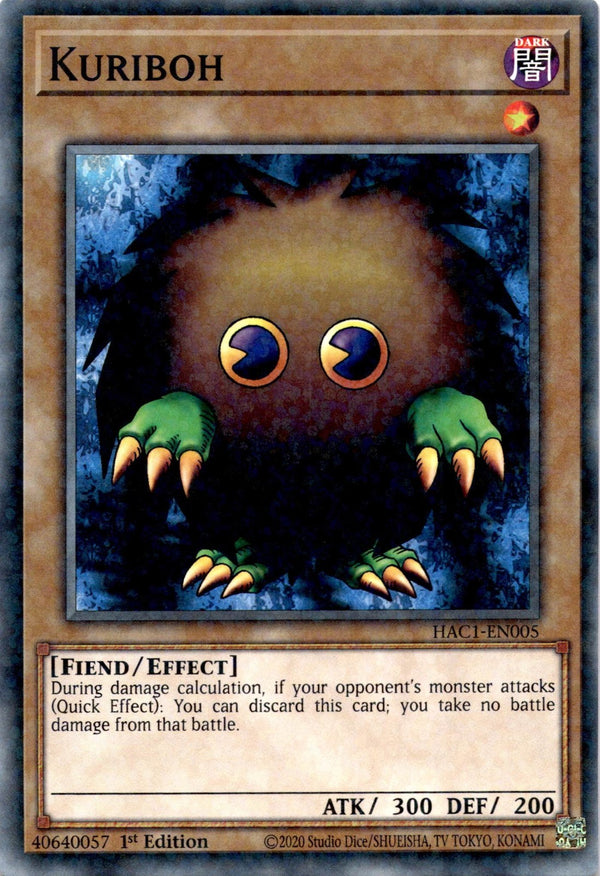 Yugioh Kuriboh HAC1-EN005 Duel Terminal Common 1st Edition NM