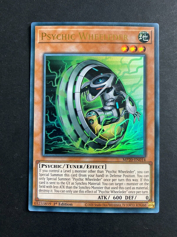 Yugioh Psychic Wheeleder MP20-EN014 Ultra Rare 1st Edition LP