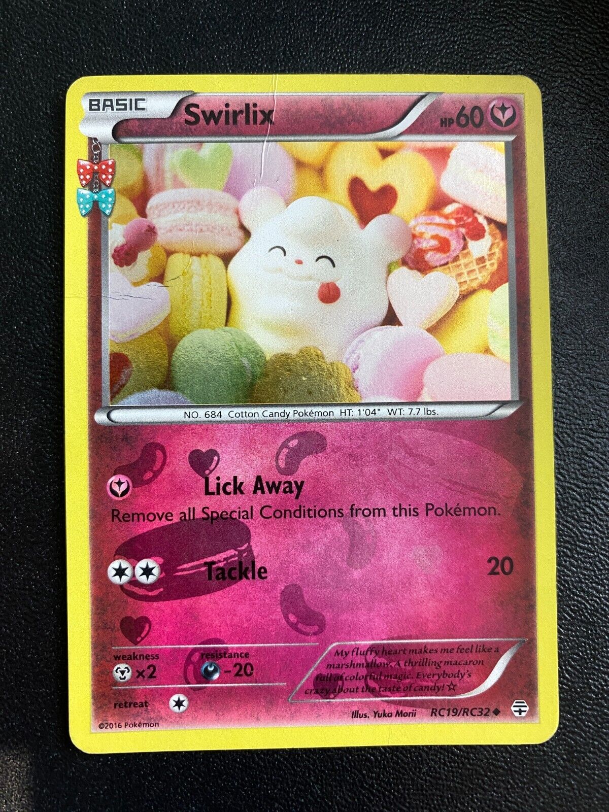 Pokemon Swirlix RC19/RC32 Generations Reverse Holo HP