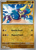 Pokemon Crabrawler 114/197 Obsidian Flames Reverse Holo NM