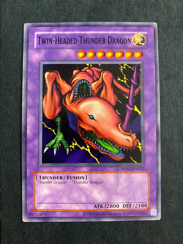 Yugioh Twin-Headed Thunder Dragon RP01-EN042 Common Retro Pack Reprint NM