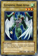 Yugioh Elemental Hero Avian TLM-EN001 Common Unlimited Edition DAMAGED/HP