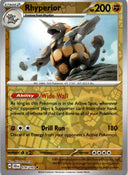 Pokemon Rhyperior 076/142 Stellar Crown Reverse Holo NM