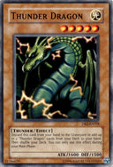 Yugioh Thunder Dragon DB2-EN058 Common Unlimited Edition LP