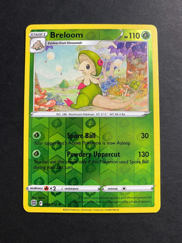 Pokemon Breloom 004/172 Brilliant Stars Reverse Holo NM