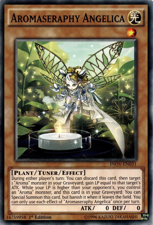 Yugioh Aromaseraphy Angelica INOV-EN031 Common 1st Edition NM